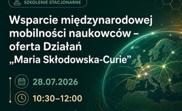 Zdjęcie promujące Wsparcie międzynarodowej mobilności naukowców – oferta Działań „Maria Skłodowska-Curie” (MSCA)